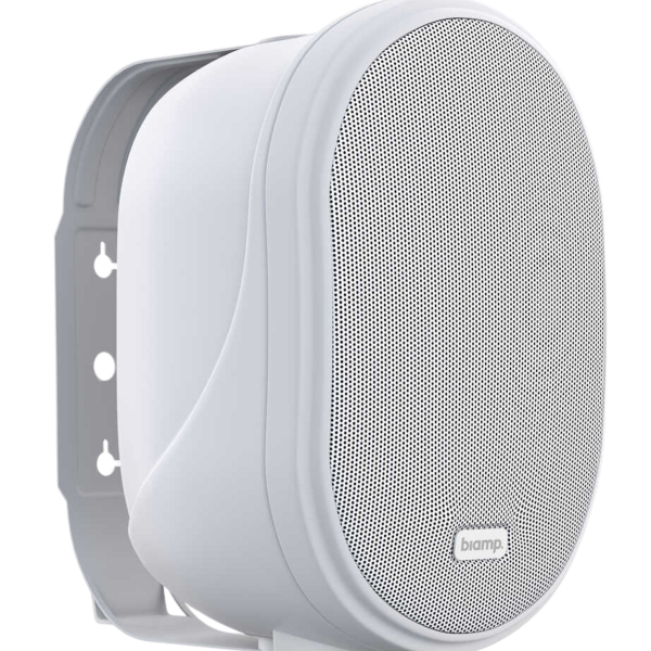 Biamp Commercial Loudspeakers OVO5T-W White 5.25-inch, white, 2-way 70V/100V or low impedance, surface mount loudspeaker