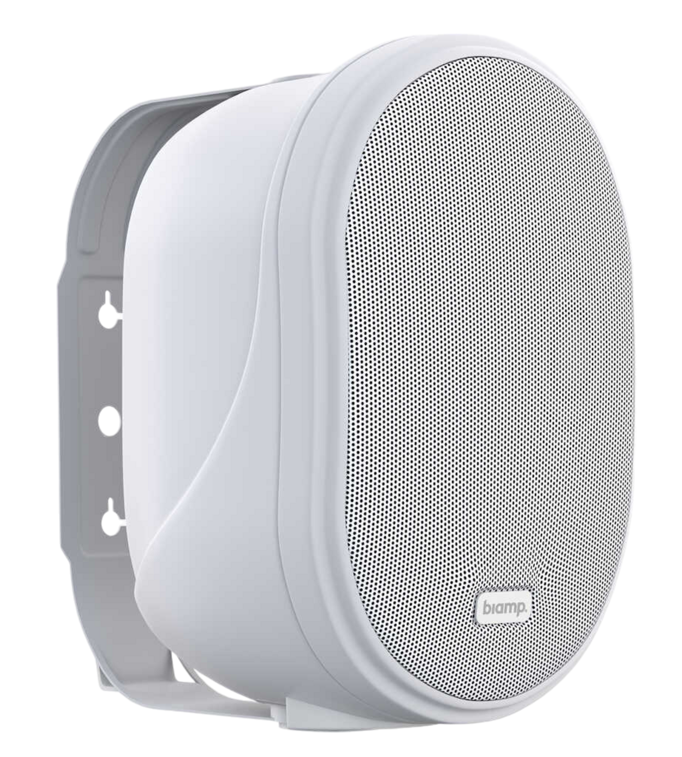 biamp_product_image_ovo5t-w_front_mar2_12272_master Biamp Commercial Loudspeakers OVO5T-W White 5.25-inch, white, 2-way 70V/100V or low impedance, surface mount loudspeaker - obrazek 1