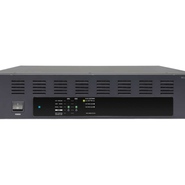 Biamp Commercial Audio REVAMP2600 2-channel, class H amplifier, 2 x 600W