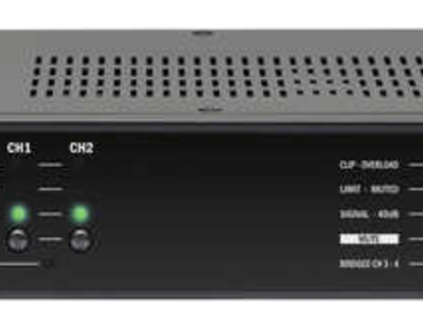 Biamp Commercial Audio REVAMP4100 4-channel class D amplifier, 4 x 100 Watts