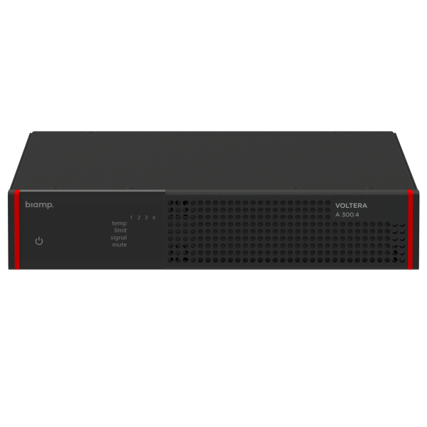 Biamp Voltera A 300.4 4-channel, 300 Watts, analog amplifier