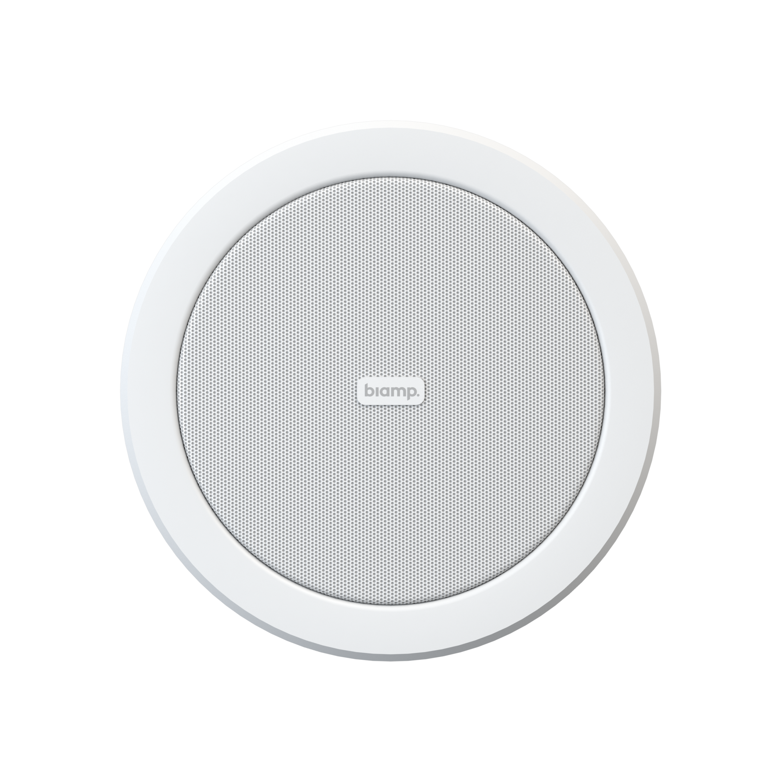 cm10tb_front_render_11530_master Biamp Commercial Loudspeakers CM10TB White The lowest cost 5.5-inch back-can loudspeaker in Biamp’s lineup, the Commercial CM10TB ceiling loudspeaker is ideal for applications such as paging and background music - Image 1