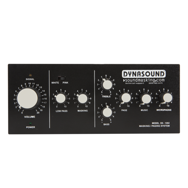 Biamp Cambridge DS1092 Sound masking generator and amplifier with paging and music inputs