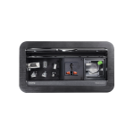 Biamp EasyConnect EC-PKP-UNI Cable cubby, 1 universal power connector