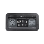 Biamp EasyConnect EC-PKP-UNI Cable cubby, 1 universal power connector - obrazek 2