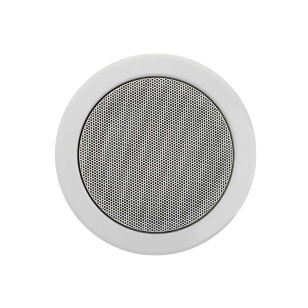 Biamp Commercial Loudspeakers EN-CMX6T10 6.5-inch, built-in, 2-way, ceiling speaker equipped with a high-class two-way speaker and a multi-tap 100V transformer (1.5-3-6-10watts), EN 54-24 certified