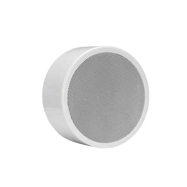 Biamp Commercial Loudspeakers EN-SM6T10-W 6.5-inch, high efficiency, surface mount loudspeaker equipped with a multitap 100-volt transformer (1.5-3-6-10 watts); EN54-24 certified
