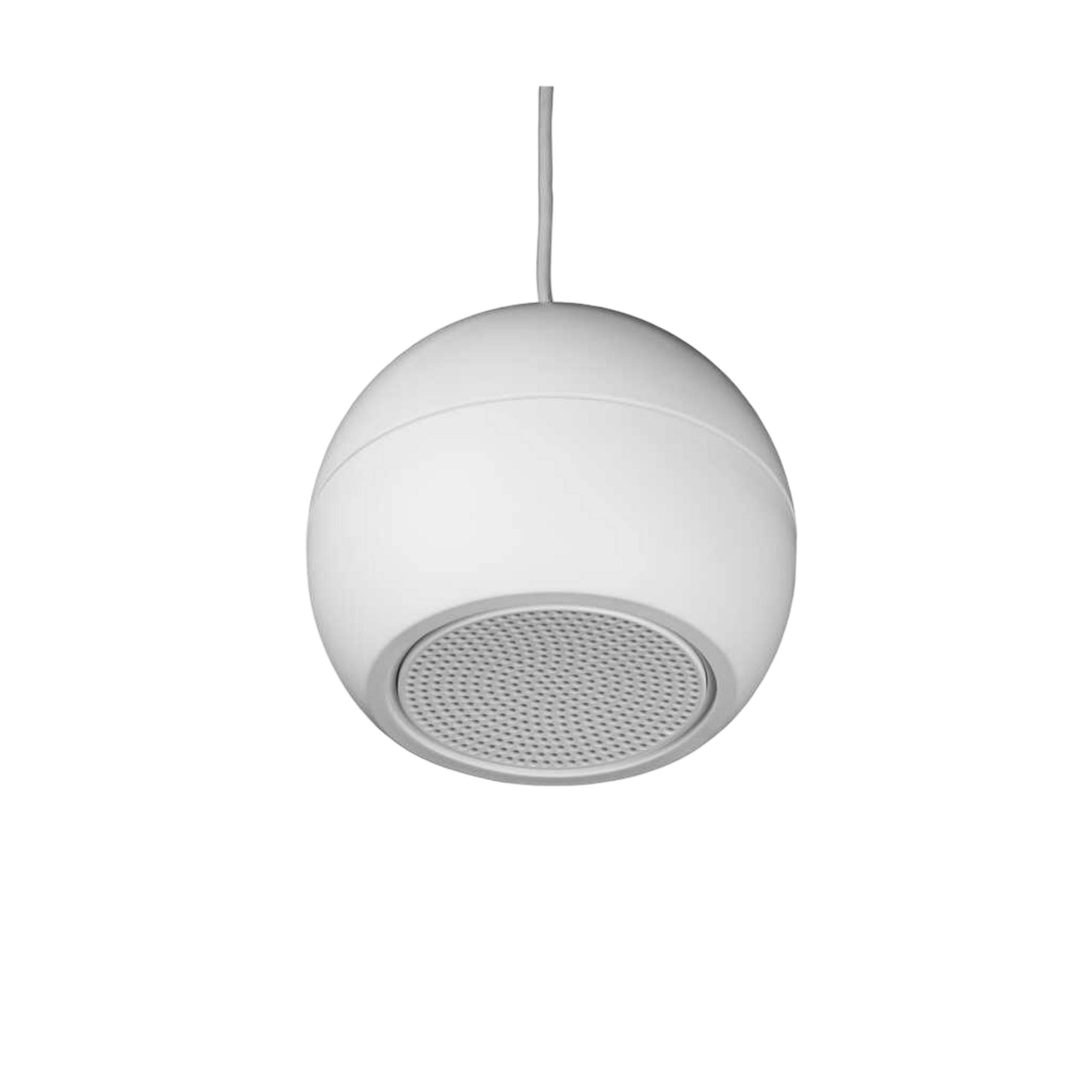 en-sph5t16-w-1600x1600_12318_master Biamp Commercial Loudspeakers EN-SPH5T16-W White, compact, EN54-24 Certified, 5.25-inch, sphere loudspeaker with multi-tap 100V transformer (4-8-16W) - Image 1