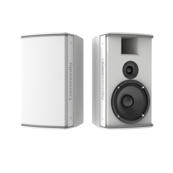 Biamp Community IC6-1082/96W High output, 8-inch, 2-way, 90 X 60, indoor loudspeaker, white