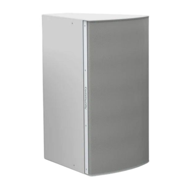 Biamp Community IP8-1153/64W High power, 15-inch, 3-way, 60 X 40 loudspeaker, white