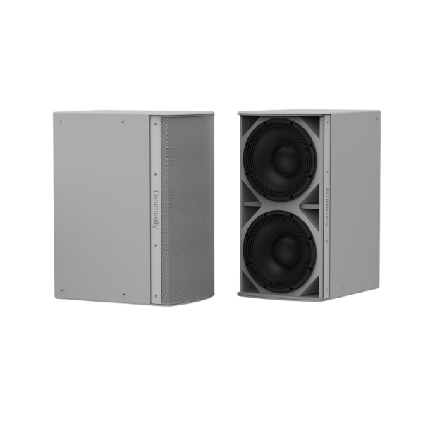Biamp Community IS6-212C Medium power, dual 12-inch subwoofer, configured to order