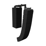 Biamp Community IV6-1122/05B 12-inch, 2-way, 120° x 5°, indoor loudspeaker, black