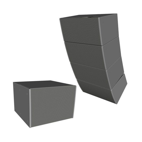 Biamp Community IV6-118SWRB 18-inch weather resistant subwoofer, black