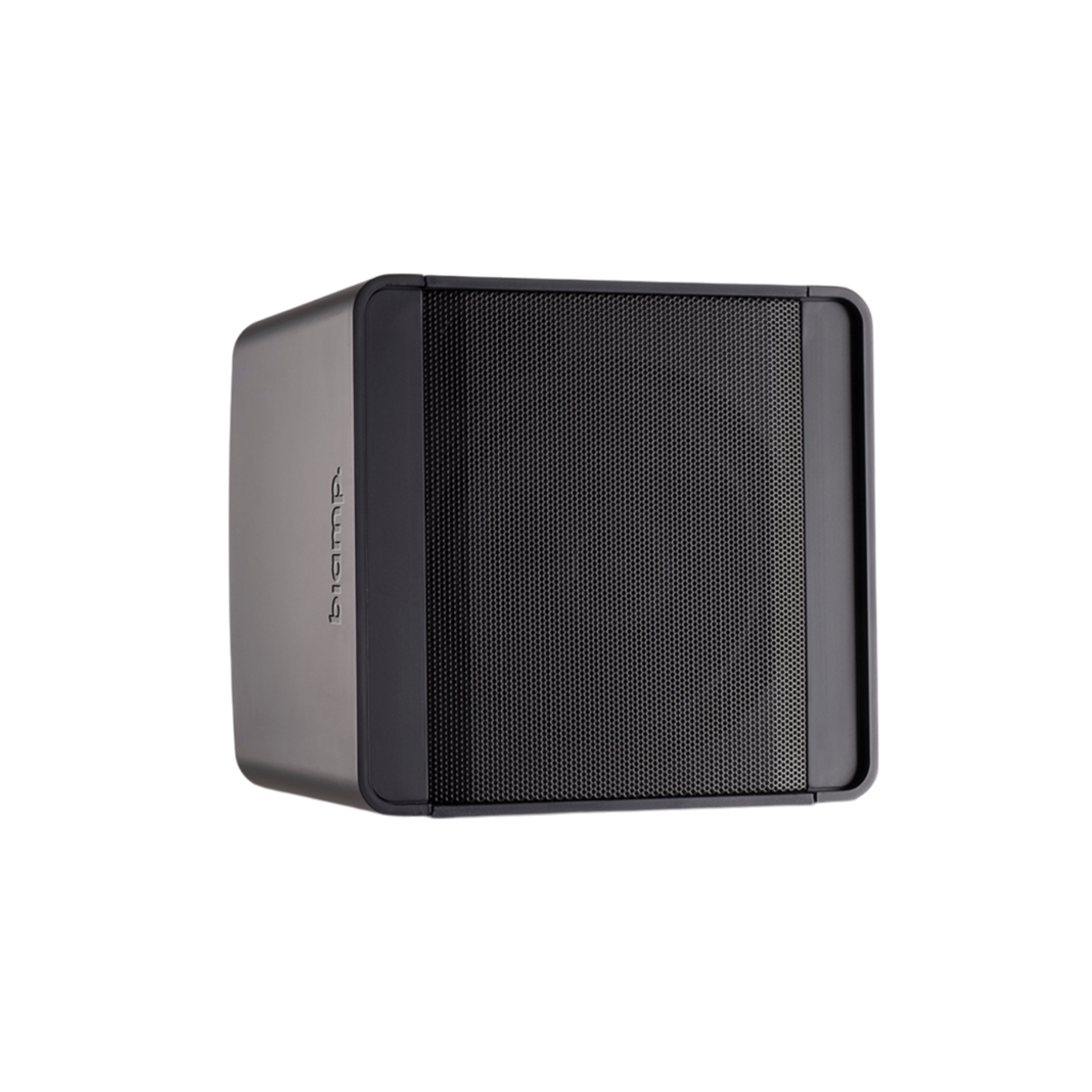 kubo3-bl_12323_master Biamp Desono KUBO3-BL Black, 3-inch, full range, compact, surface mount loudspeaker, 8 ohms / 40 watts, mounting bracket and safety cable included - Image 1