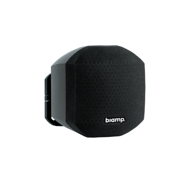 Biamp Desono MASK2-BL 2.5-inch, compact design, surface-mount loudspeaker, 8 ohms / 50 watts, wall bracket included, black