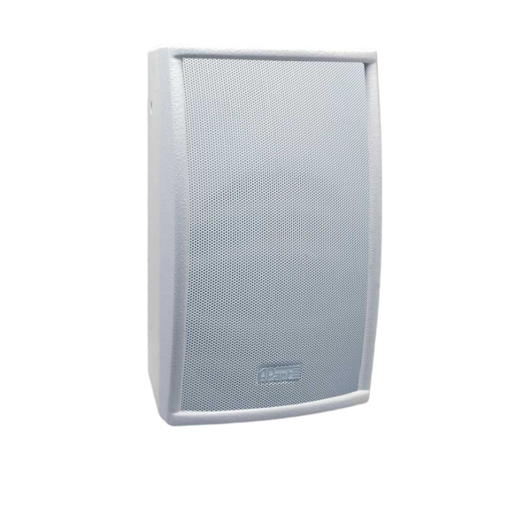 Biamp Desono MASK8F-W 8-inch, two-way, full range, wooden design, surface mount loudspeaker; 8 ohms / 300W; white; (includes wall bracket)