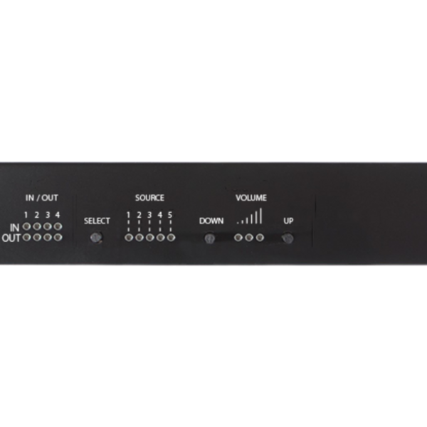 Biamp Commercial Audio PM4100 Half-rack stereo preamplifier/mixer with 4 stereo inputs