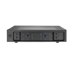Biamp Commercial Audio PREZONE2 A multi-functional, stereo preamplifier that lets users control the audio source and volume in two zones and employ selective zone paging