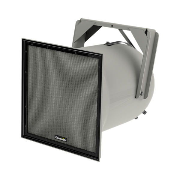 Biamp Community R2-694Z Full-range, 3-way, dual, 12-inch, high output, horn-loaded 60° - 90° x 40° grey loudspeaker