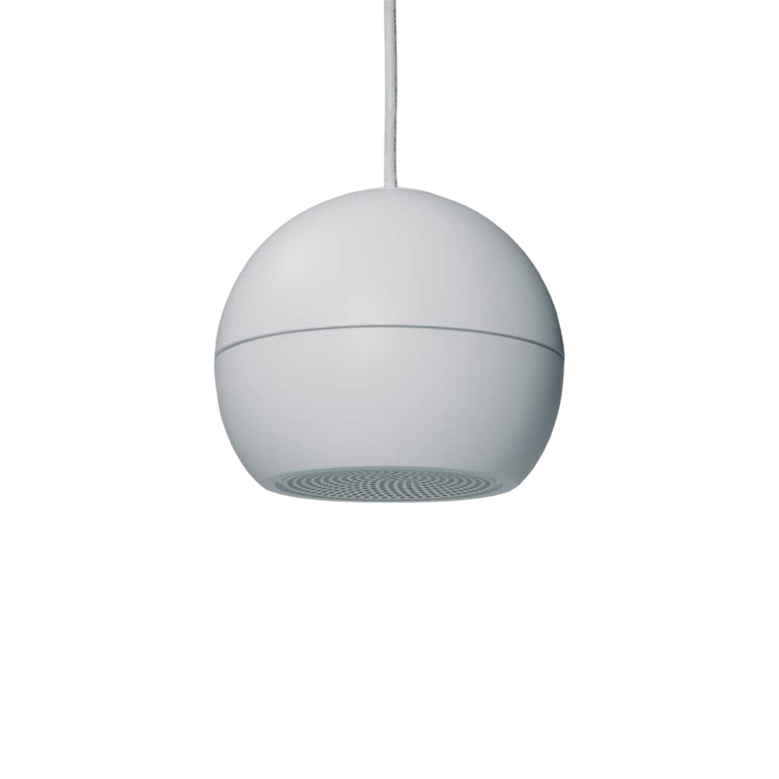 sph16-pendant-1600x1600_1549_preview-Photoroom_12212_master Biamp Commercial Loudspeakers SPH16 White White, 5.25 inch, 100V/16W, two-way, pendant sphere loudspeaker for high ceiling installations - Image 1