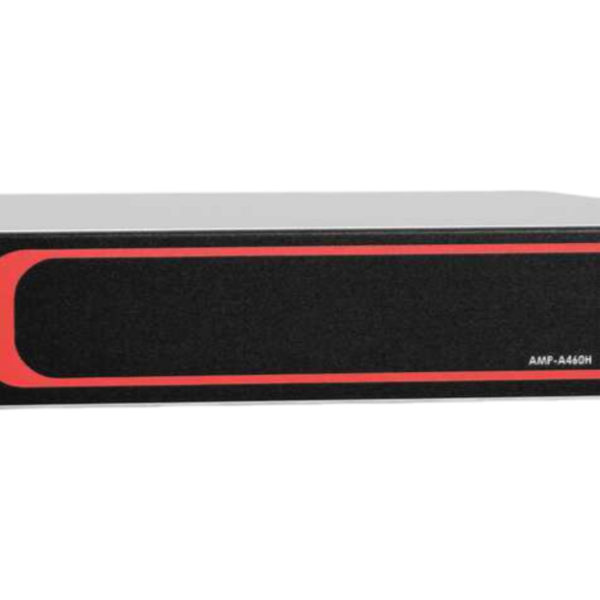 Biamp Tesira AMP-A460H 4-channel, 60W half-rack amplifier with mounting bracket
