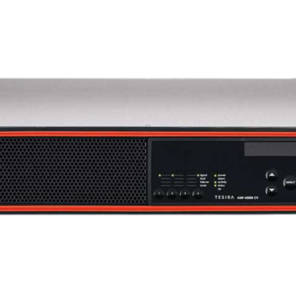 Biamp Tesira AMP-4300R CV 4-channel, 300W digital networked amplifier, constant voltage