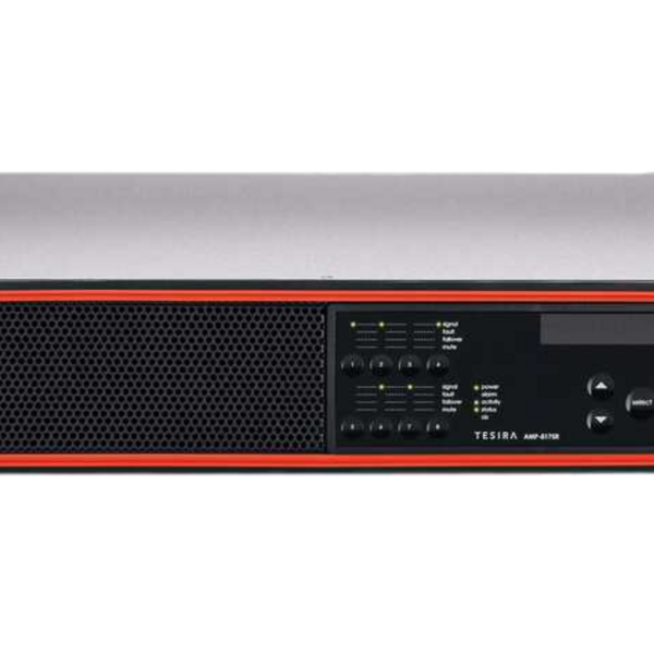 Biamp Tesira AMP-8175R AVB/TSN enabled, digital networked, 8-channel amplifier capable of delivering 175W per channel