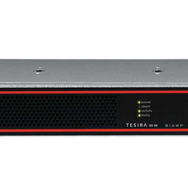 Biamp Tesira EX-IN 4-channel mic/line input expander, PoE+