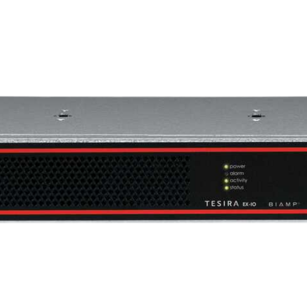 Biamp Tesira EX-IO 2-channel mic/line input and 2-channel mic/line output expander PoE+