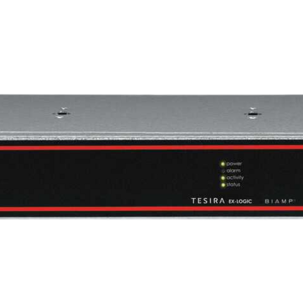 Biamp Tesira EX-LOGIC PoE logic expander with 16 logic GPIO (4 GPIO are configurable for potentiometer interface)