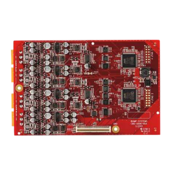 Biamp Tesira EEC-4 4-channel mic/line input card with AEC for the Tesira EX-MOD