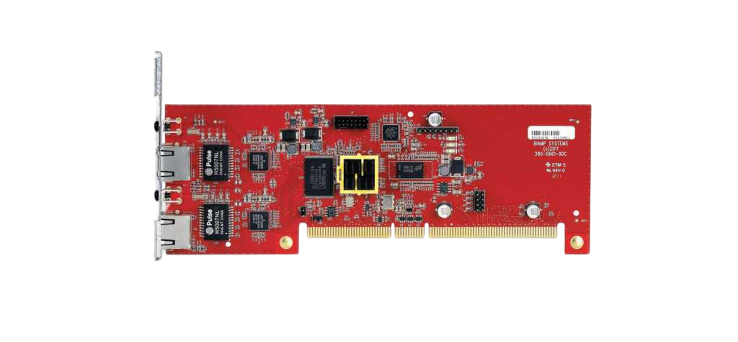 tesira-servercards-avb-1_903_12227_master Biamp Tesira AVB-1 AVB-1 network card capable of up to 420x420 channels - Image 1