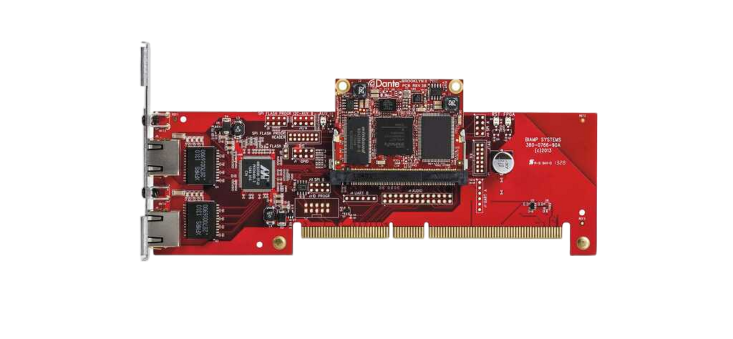 tesira-servercards-dan-1_12228_master Biamp Tesira DAN-1 CK 64x64 Dante module (card kit) for use in Tesira SERVER or SERVER-IO chassis - obrazek 1