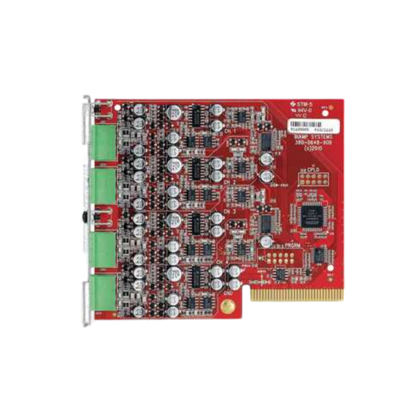 Biamp Tesira SIC-4 Tesira 4-channel mic/line input card for use with Tesira SERVER and SERVER-IO devices