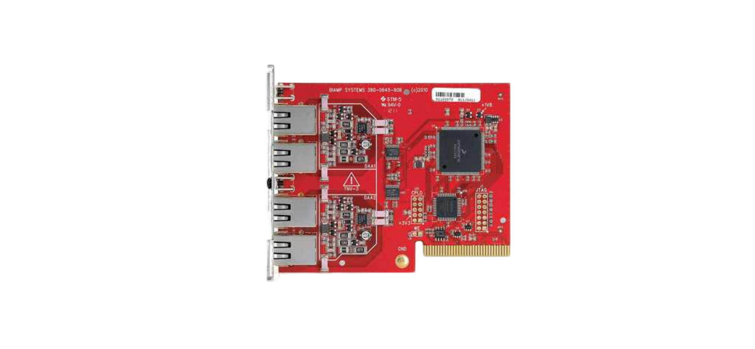 tesira-servercards-stc-2_12113_master Biamp Tesira STC-2 Tesira 2 line POTS telephone interface card for use in Tesira SERVER and Tesira SERVER-IO devices - obrazek 1