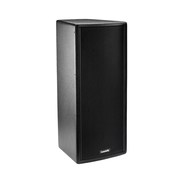Biamp Community V2-28B Full-range, 2-way, dual 8-inch, 90 X 70 loudspeaker, black