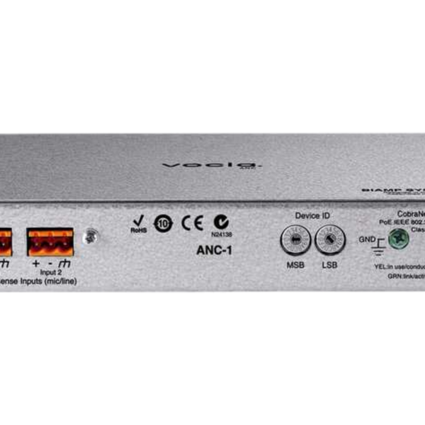 Biamp Vocia ANC-1 Ambient noise compensation device, surface-mountable, networked ambient microphone input device