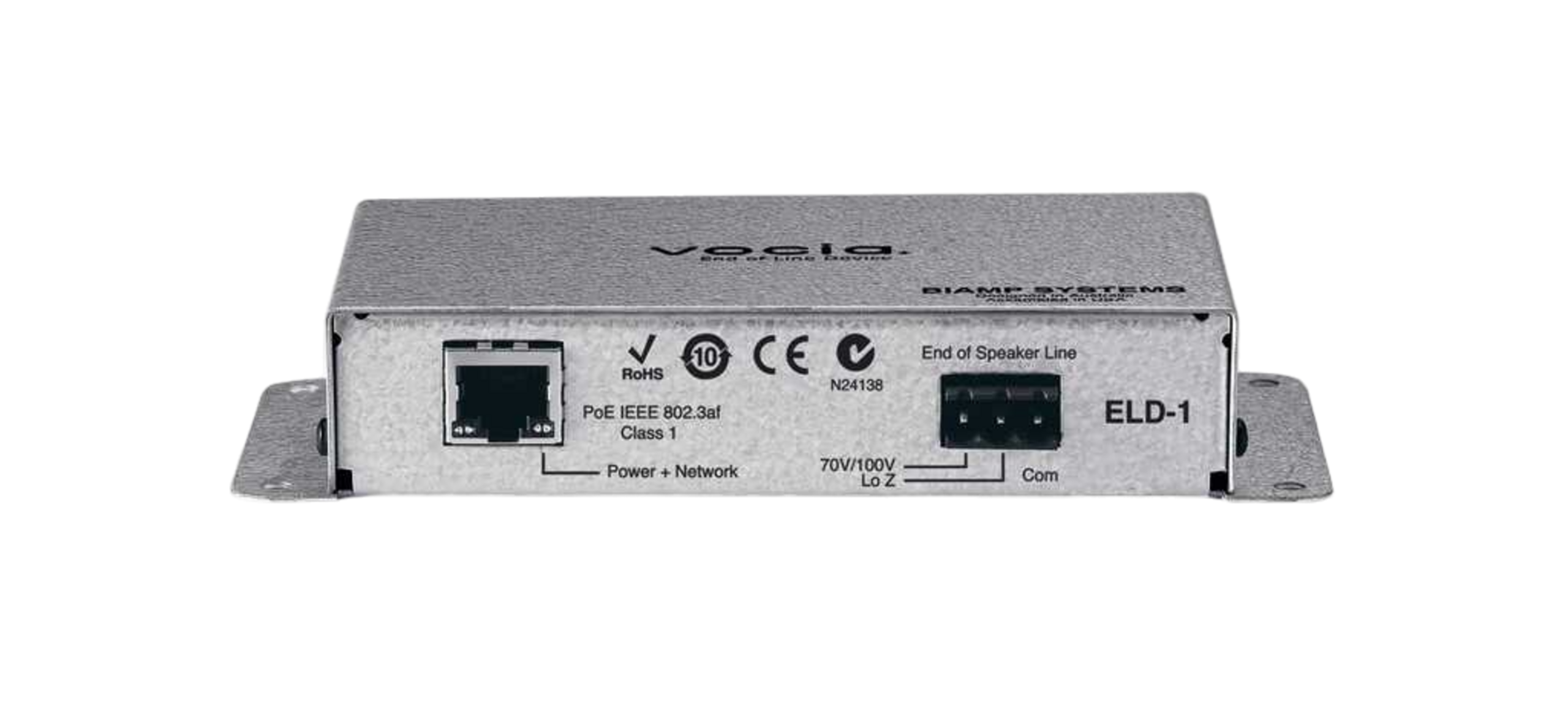 vocia-eld-1-front_915_preview-Photoroom_12161_master Biamp Vocia ELD-1 End of line device, surface-mountable, networked speaker line supervision device - obrazek 1