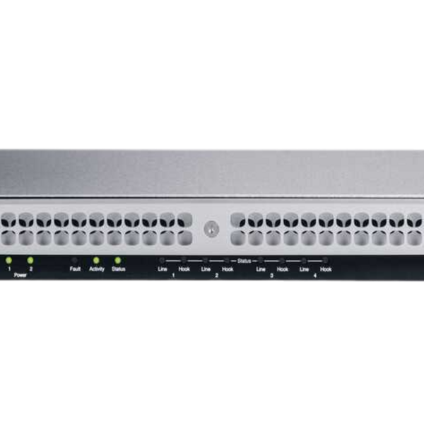 Biamp Vocia POTS-1-4 POTS interface, paging adapter; allows real-time live direct paging from a POTS system into the Vocia platform; 4-lines