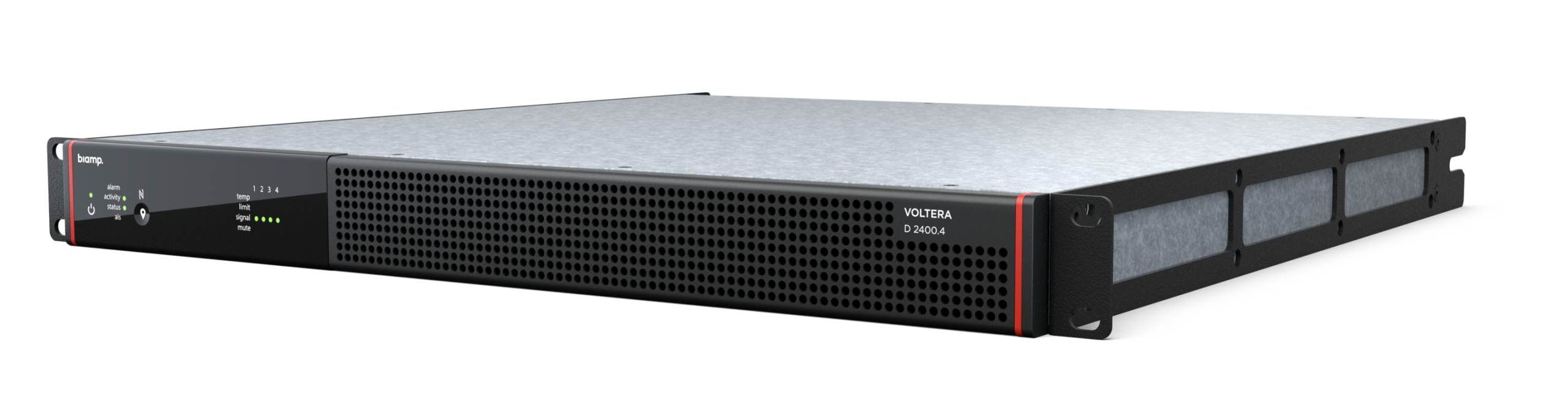 Biamp Voltera D 2400.4 Four-channel amplified loudspeaker controller, 2400 watts total power - Image 3
